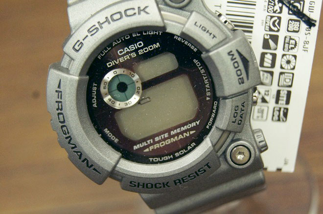 GW-200S-8JF フロッグマン BLACK&SILVER'05